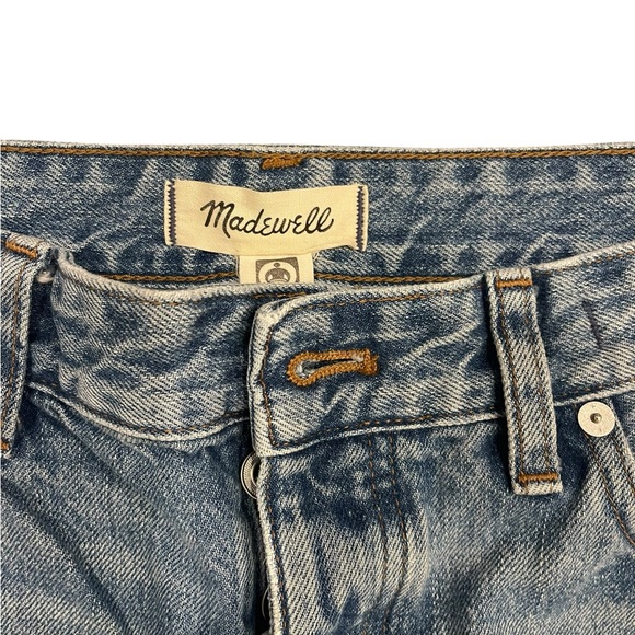 Madewell The Darted Barrel-Leg Jeans Size 28 - Picture 2 of 6
